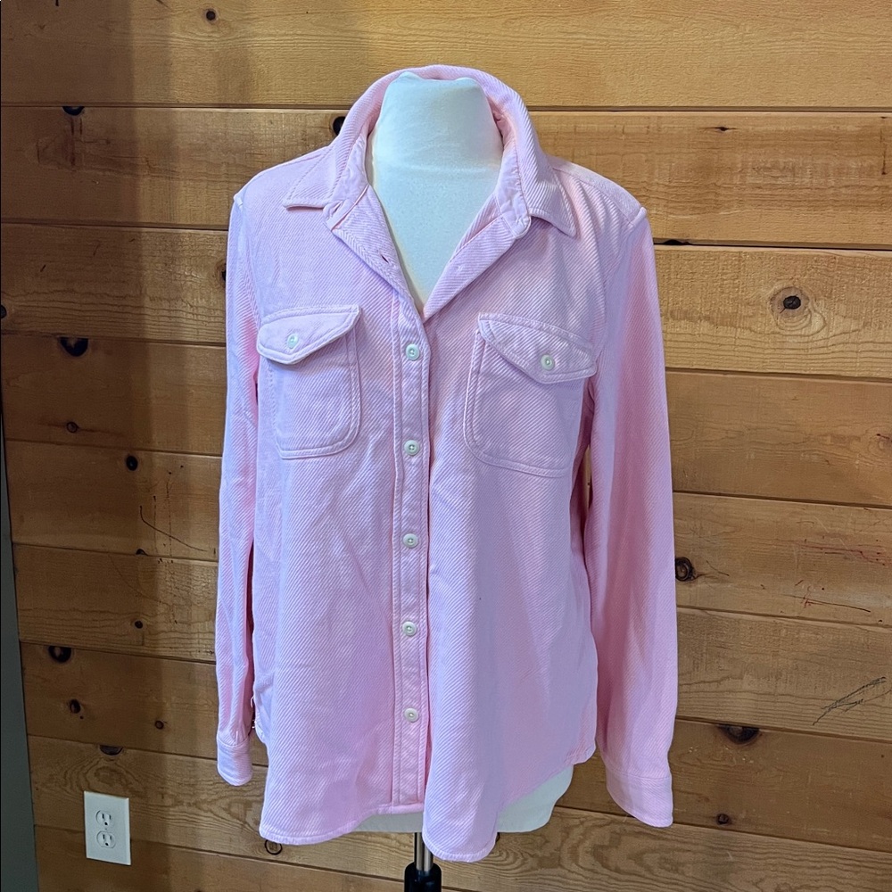 Outerknown Pink Button-Down Shirt
